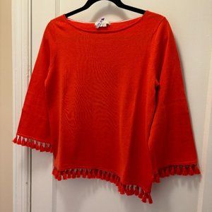 Top with tassle detail